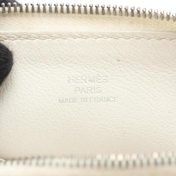 HERMES Brown Leather Pouch - Picture 4 of 11